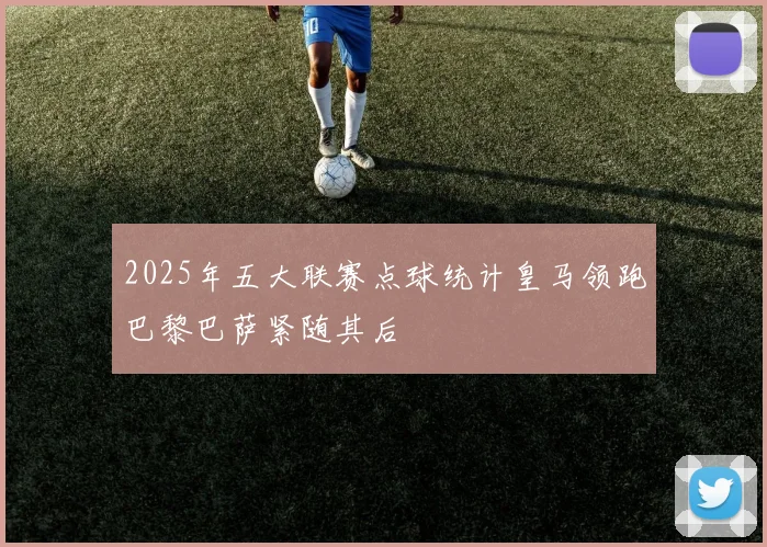 2025年五大联赛点球统计皇马领跑巴黎巴萨紧随其后